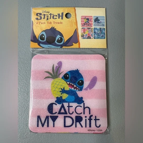 Disney Stitch catch my drift & chillin Tub Tread - Pineapple tropical Design