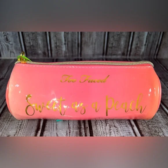 Too Faced Sweet as a Peach Makeup Cosmetic Zip‎ Pouch
