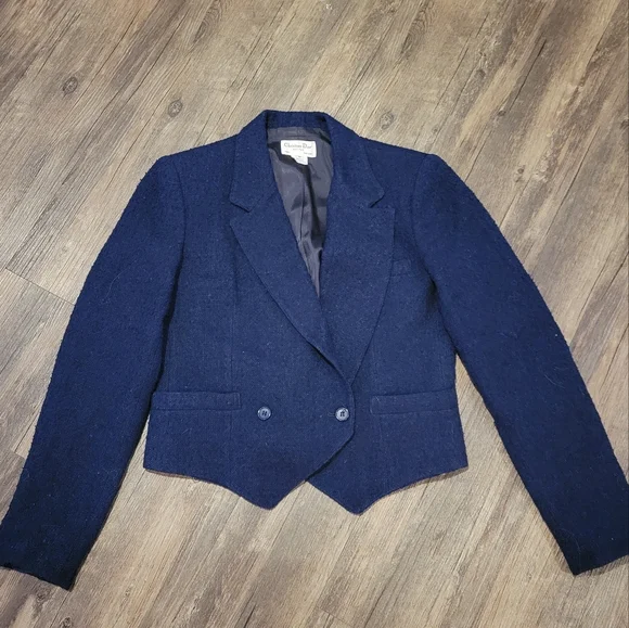 Navy blue Dior blazer