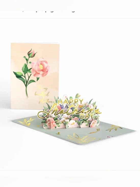 Lovepop Pink Floral Pop-Up Mother's Day Peonies Card