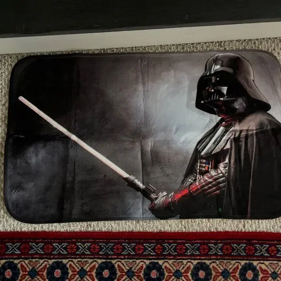 Farther Vader Star Wars Bathroom Rugs 30x18”’ Kids Colorful Bath Rugs for Shower
