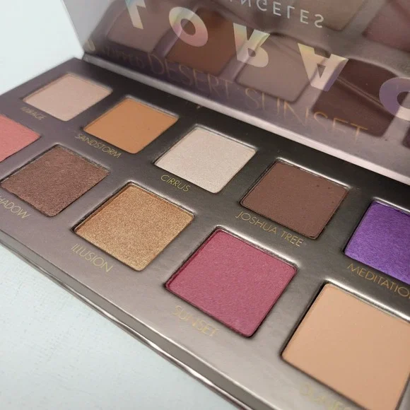 NEW No Box‎ Lorac Unzipped DESERT SUNSET Eyeshadow Palette 10 Shades + Mirror