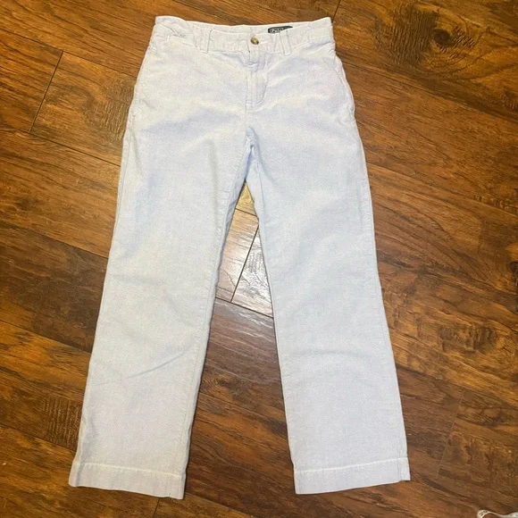 Ralph Lauren Boys Light Blue Seersucker Pants size 10