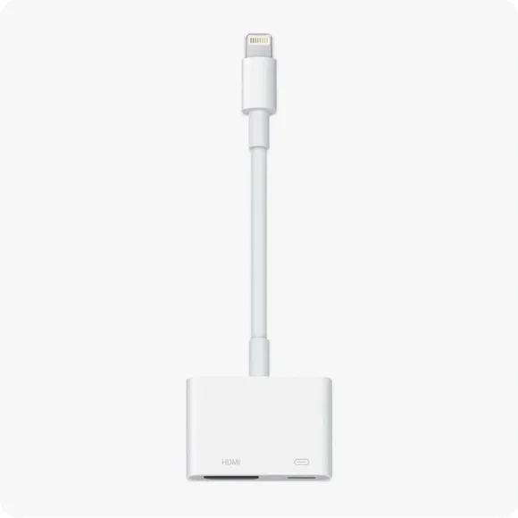 Lightening Visual AV Adapter (HDMI) - White