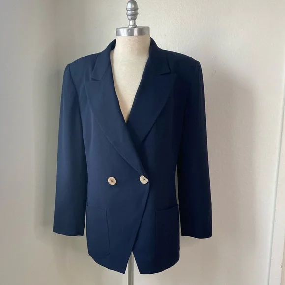 Christian Dior Vintage Black Blazer 12