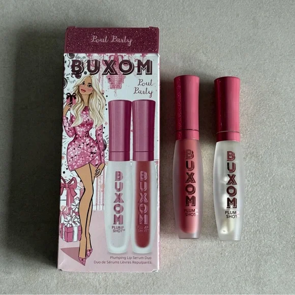 Buxom Pout Party Plump Shot Plumping Lip Serum Duo