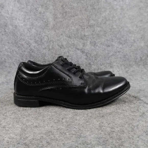 Max and Jake Boys Dress Shoes Kids 13 Oxford Derby Black Lace Up Formal Event