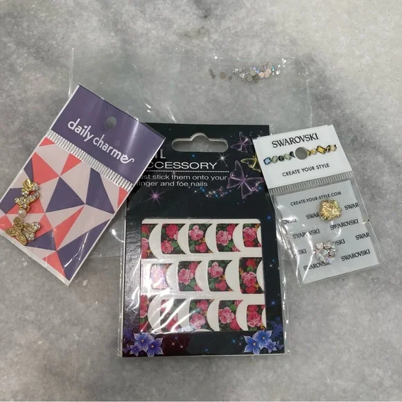 SWAROVSKI Rhinestone Nail Decals Bundle