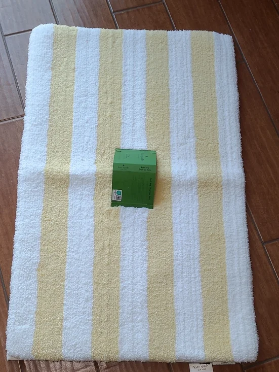 kate spade Striped Bath Rug