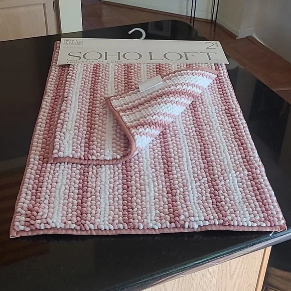 SoHo Loft Chenille Bath Rug Set