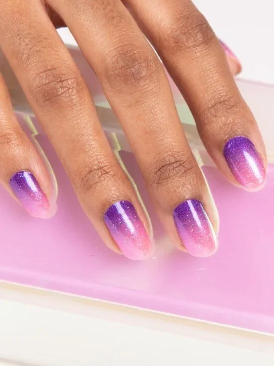 Til the Glitter Ends - Color Street Nail Polish‎ Strips NWT Retired Pink Polish