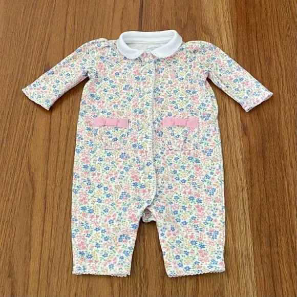 Ralph Lauren Pink Floral Bodysuit