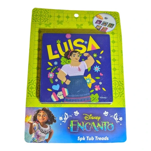 Disney's Encanto 5 Pk Kids Tub Treads Brand New Factory Sealed