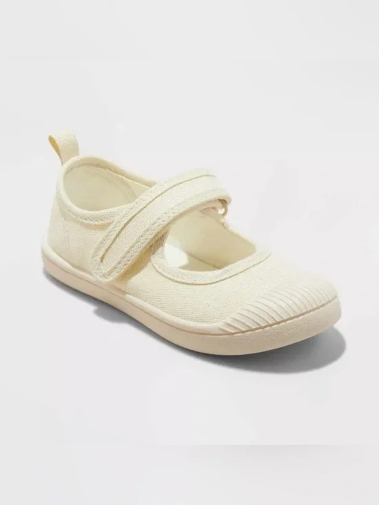 Toddler Marina Mary Jane Sneakers Ivory w/ Gold Shimmer Size 12 Little Girl NWT