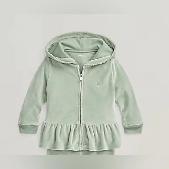RALPH LAUREN Velour Hoodie- 6M