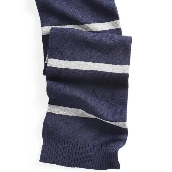 Alfani Horizontal Stripe Knit Scarf