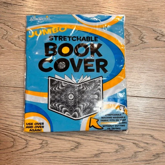 Academic Jumbo Stretchable Book Cover Fits Oversized Books Use‎ Over Again