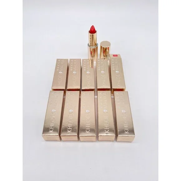 10 Becca Khloe Kardashian & Malika Haqq Ultimate Lipstick Love W- Hot Tamale