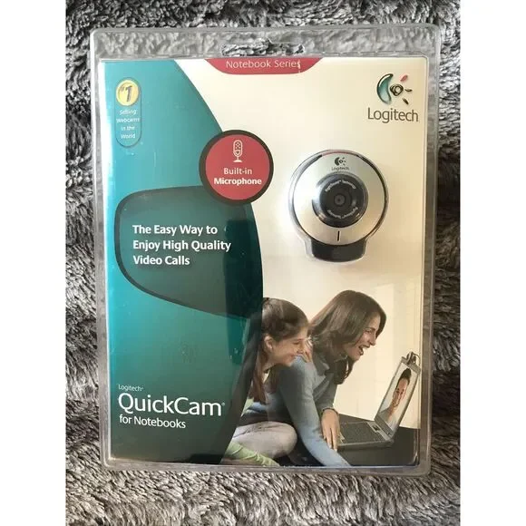 Logitech QuickCam for Notebooks‎ Built In Microphone Factory Sealed New