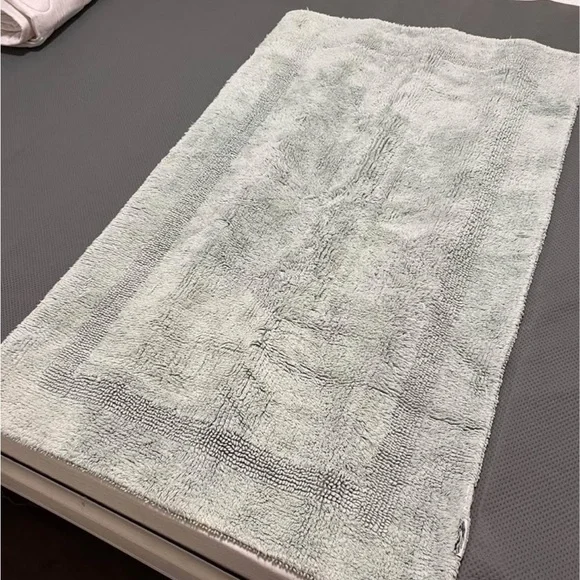 Crate and Barrel’s large thick Light Green Bath mat