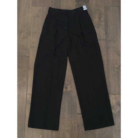 Dockers Dress Pants Boys 16 Regular Black Pleated Front Black Pant NWT‎ 27X29