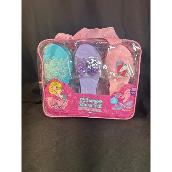 My Princess Academy Princess Shoe Set 3‎ Pairs Toddler Dress Up Play