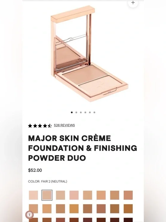 Patrick Ta Skin Crème Foundation & Finishing Powder Duo — Fair 2 (Neutral)
