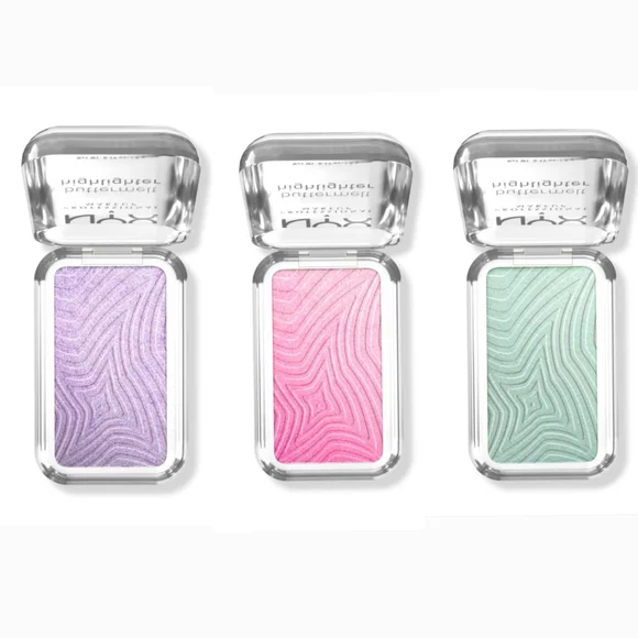 NYX Professional Makeup Buttermelt Highlight Trio ✨ Purple, Pink, & Mint 🆕