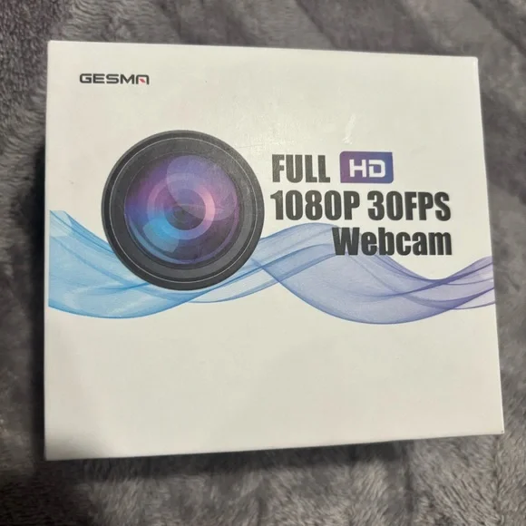 Webcam with‎ Microphone, 1080P HD Streaming USB Computer Webcam [Plug and Play]