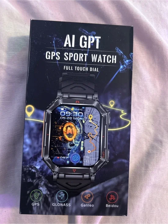 GPS Sport Watch - Black