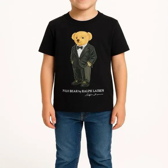 Polo Ralph Lauren Kids Polo Bear Graphic T-Shirt | NWT size small