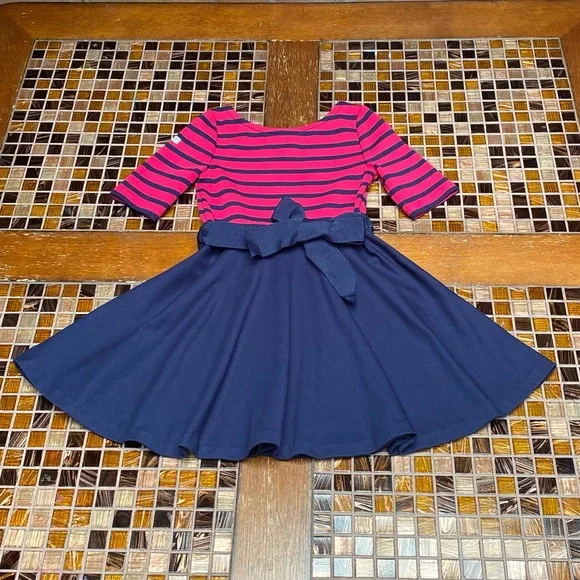 Ralph Lauren Striped Ponte Dress