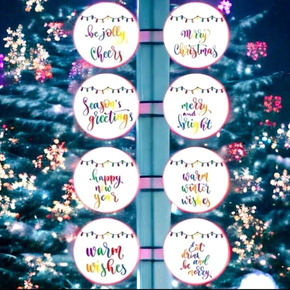 40 Holiday Stickers Assortment