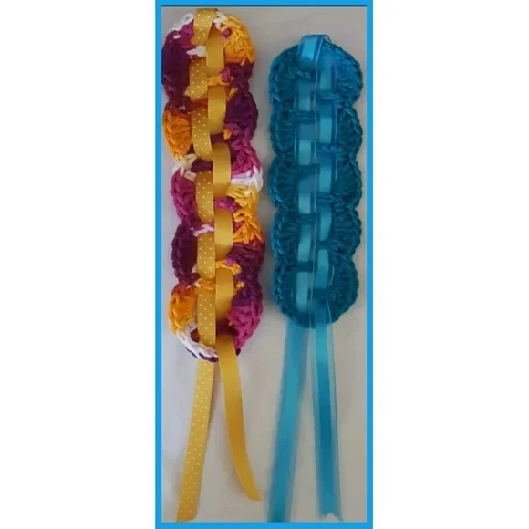 Crochet Handmade Bookmarks Set Of Two