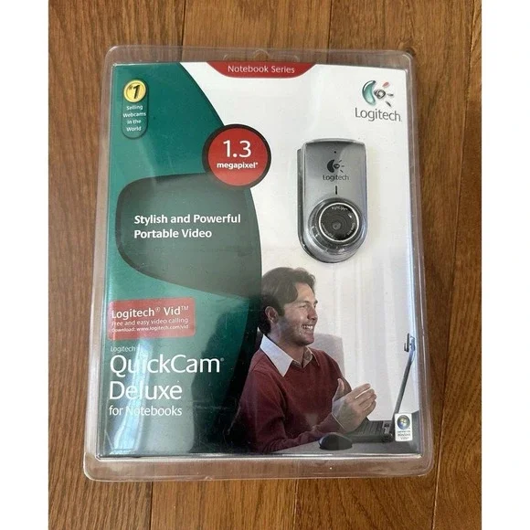 Logitech QuickCam Deluxe Web Cam‎ for Notebooks 1.3 Megapixel BRAND NEW