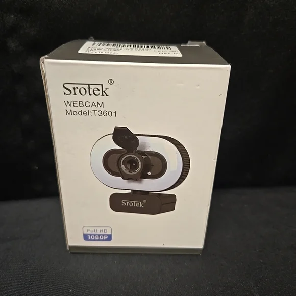 Srotek Webcam Full HD 1080p Model T3601 Plug & Play Built In Mic