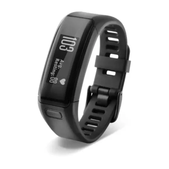 Garmin Vivosmart Black Fitness Tracker Watch with USB Cable