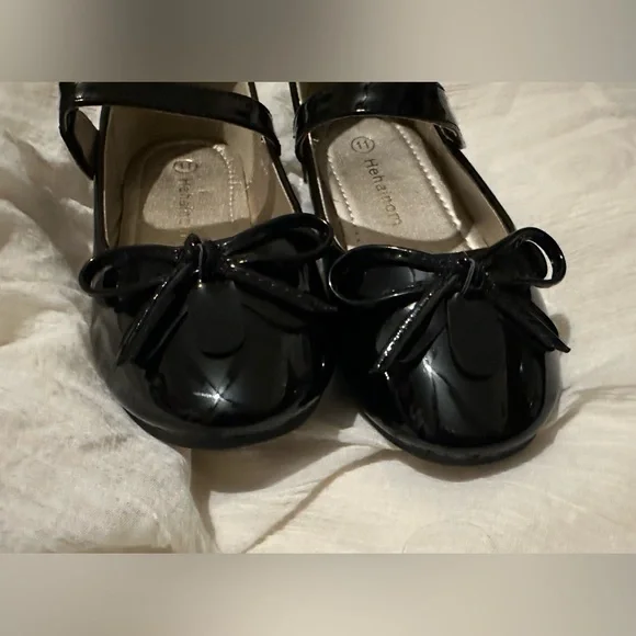 NWT Black Kids 11 Maryjane Shoes with Bow
