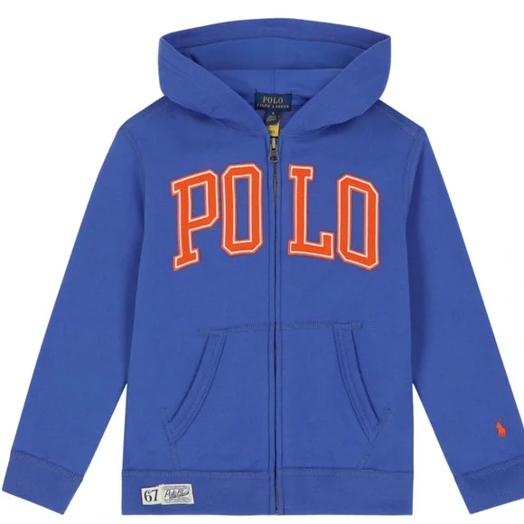Ralph Lauren Kids Royal Blue Hoodie