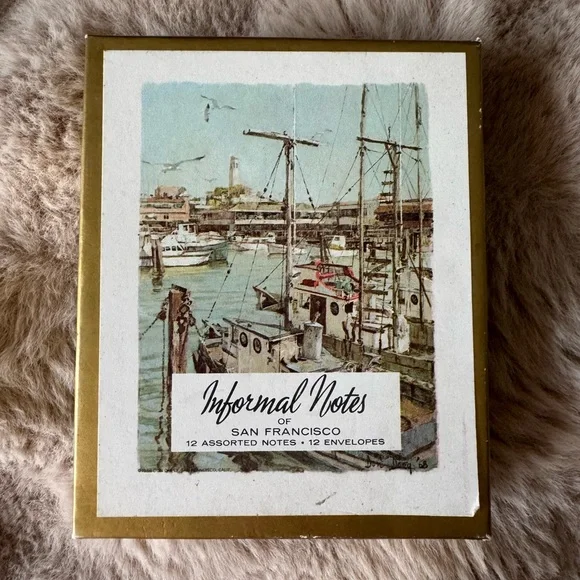 Vintage 1968 San Francisco Note cards