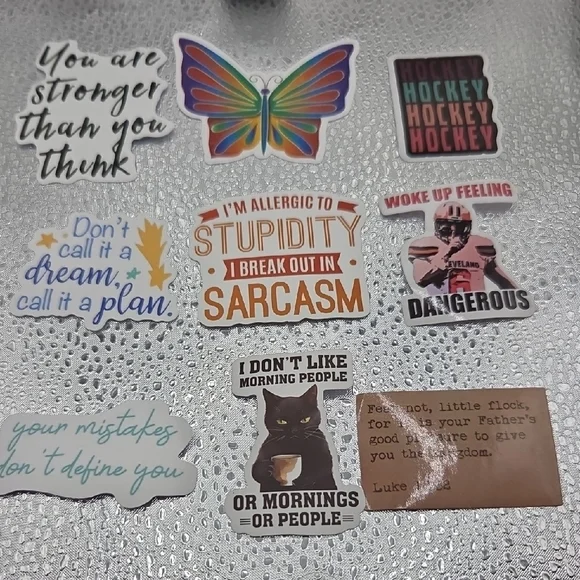 Stickers, (9) Colorful Inspirational Sticker Set NWOT #1