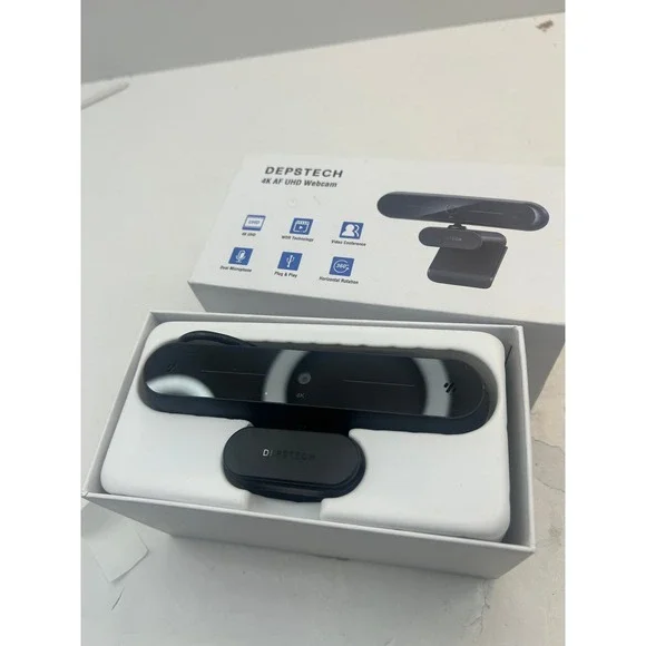 DEPSTECH 4K AF UHD Webcam OS Black