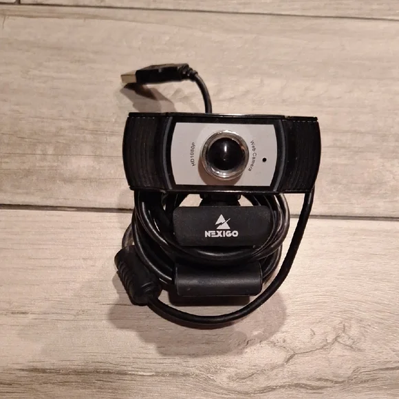 Black 1080p Usb Webcam