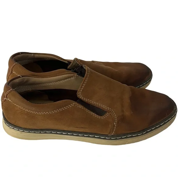 Johnston & Murphy McGuffey Leather Slip-Ons Boy’s Size 2