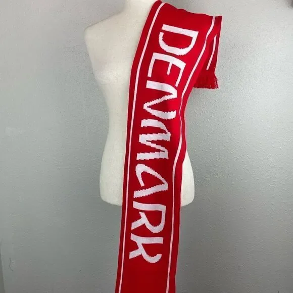 NWT Denmark FIFA 2018 World Cup Scarf