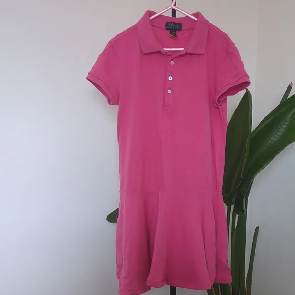 Ralph Lauren Bright Pink Polo Dress