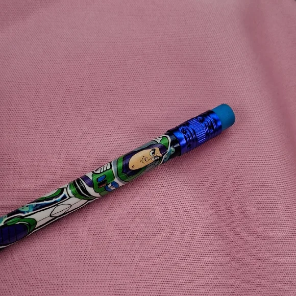 Buzz Lightyear Themed Pencil with Blue Eraser