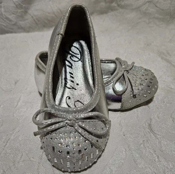 Paris Blues Silver Bling Slip Ons
