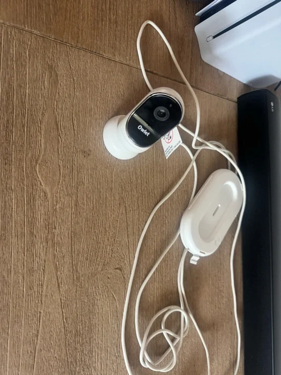 Owllet White Indoor Wi‑Fi Security Camera with Power Adapter
