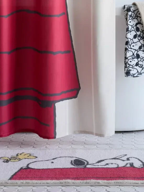 Peanuts Snoopy Bath Rug Set | Woodstock Bathroom Mats, Cozy Plush Decor